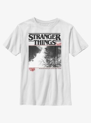 Stranger Things Upside Down Photo Youth T-Shirt