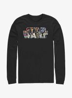 Star Wars Epic Collage Logo Long Sleeve T-Shirt