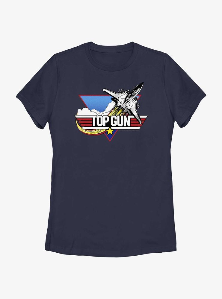 Top Gun Jet Logo Womens T-Shirt