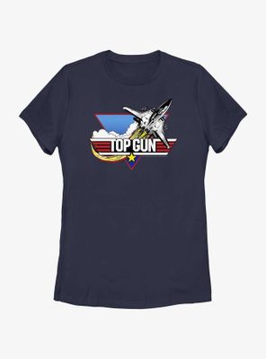 Top Gun Jet Logo Womens T-Shirt