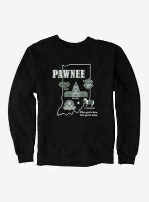 Parks And Recreation Pawnee Map Sweatshirt