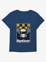 Top Gear Stig Checkerboard Girls T-Shirt Plus