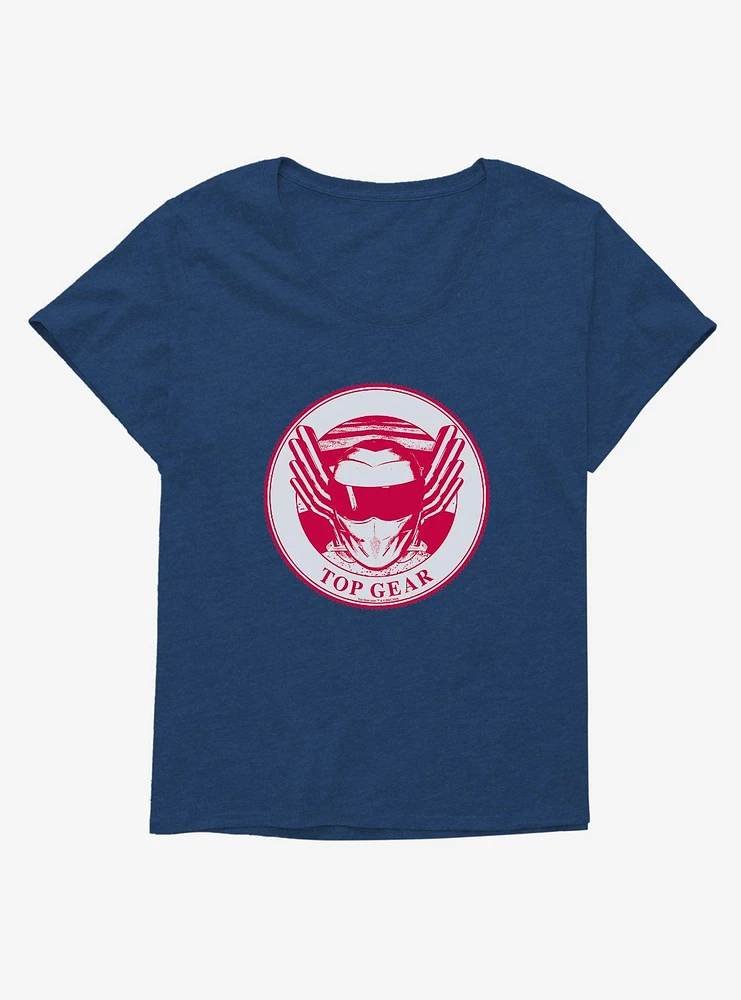 Top Gear Stig Stamp Girls T-Shirt Plus