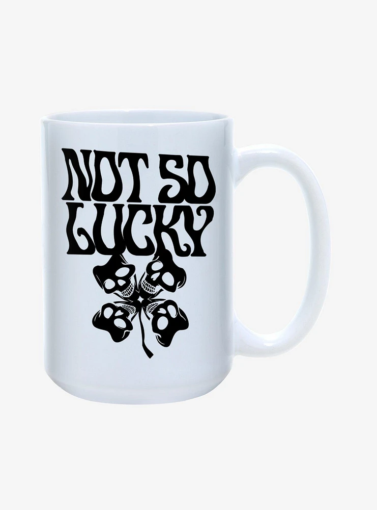 St. Patty's Not So Lucky Skull Clover Mug 15oz