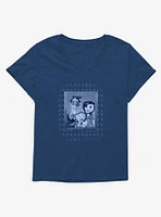 Coraline Family Portrait Girls T-Shirt Plus