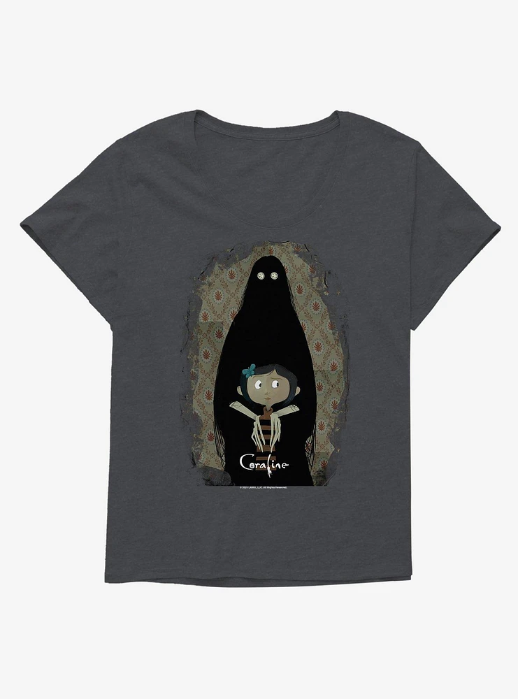 Coraline The Other Mother Shadow Girls T-Shirt Plus