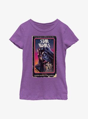 Star Wars Darth Vader & The Rebels VHS Youth Girls T-Shirt