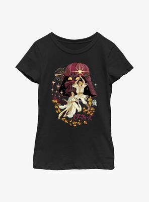 Star Wars Nihonga Japanese Art Syle Youth Girls T-Shirt