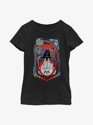 Star Wars Pinball Vader Youth Girls T-Shirt