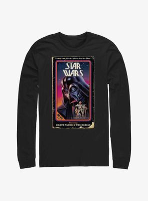 Star Wars Darth Vader & The Rebels VHS Long Sleeve T-Shirt