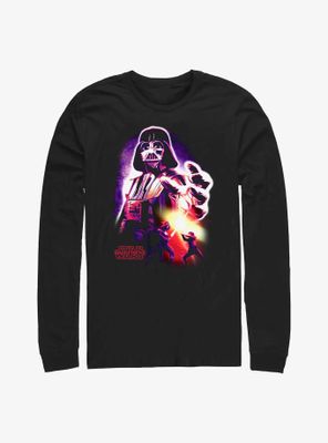 Star Wars Neon Vader Long Sleeve T-Shirt