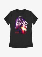 Star Wars Neon Vader Womens T-Shirt