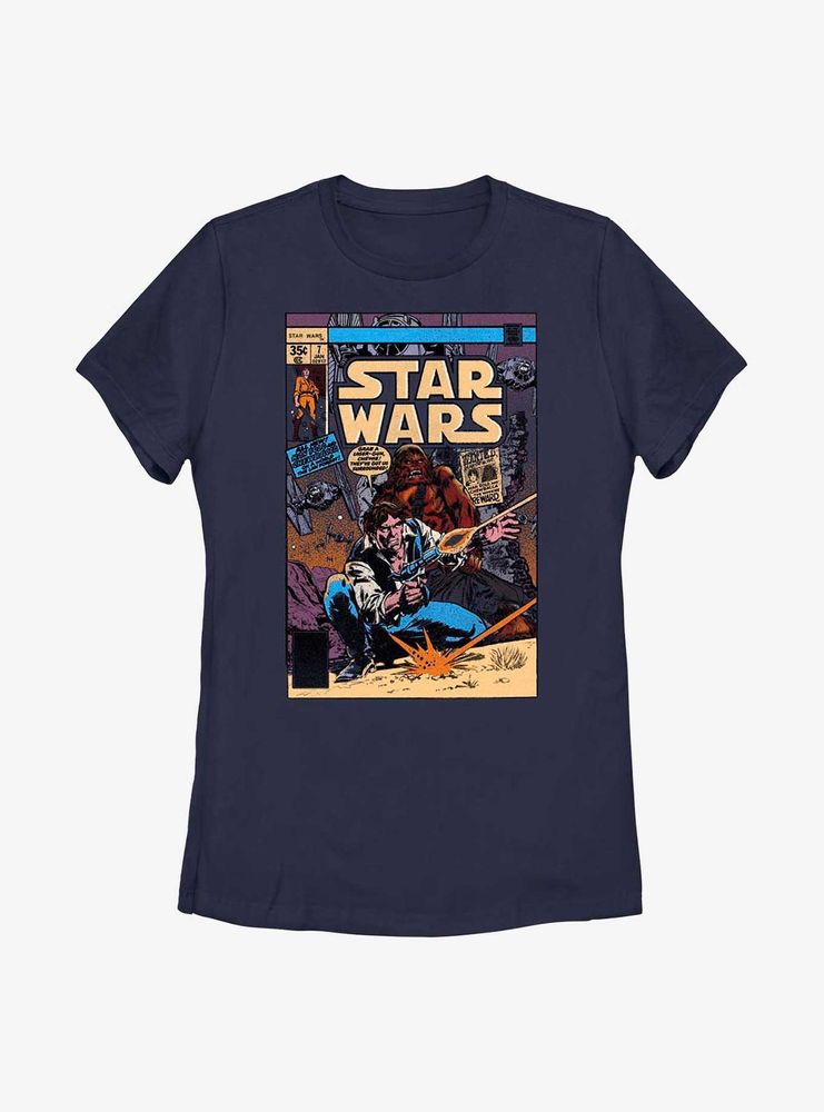Star Wars Solo Comic Womens T-Shirt