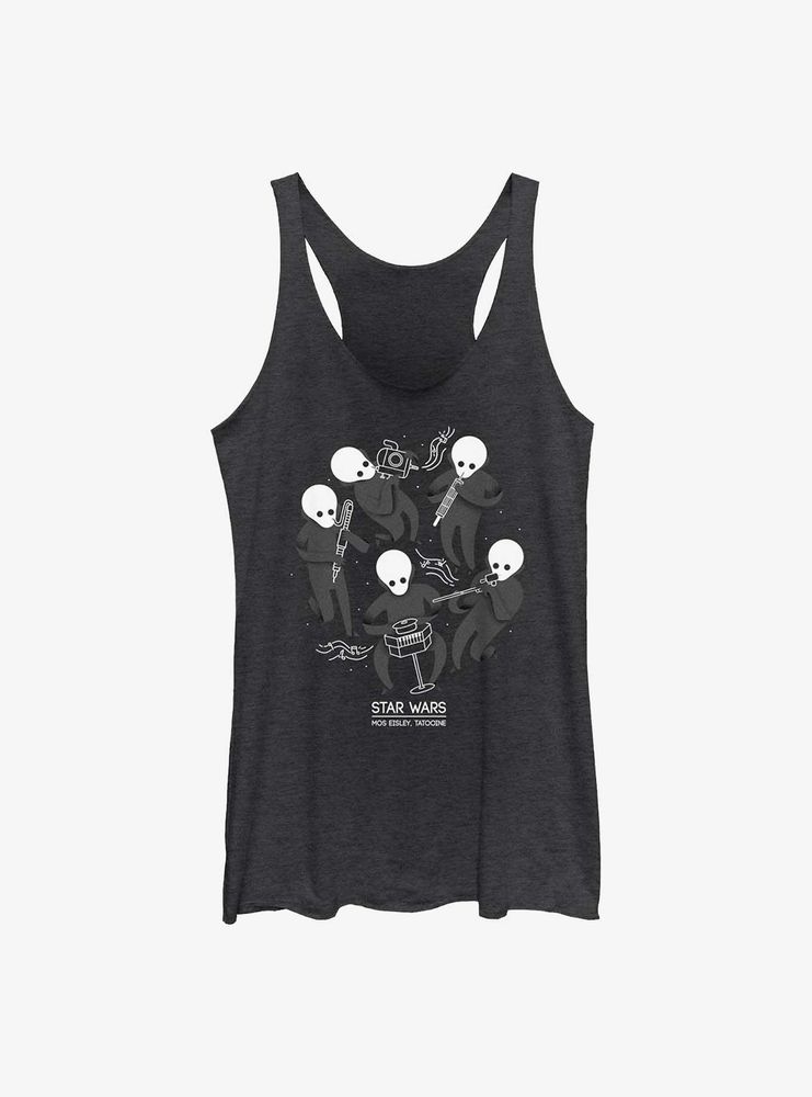 Star Wars Cantina Band Womens Tank Top