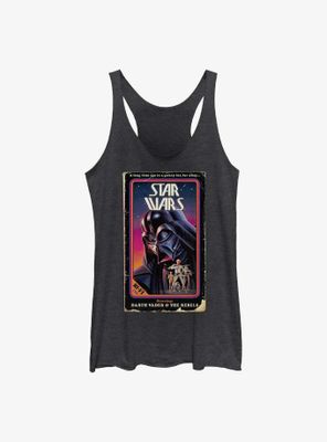 Star Wars Darth Vader & The Rebels VHS Womens Tank Top