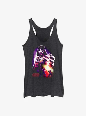 Star Wars Neon Vader Womens Tank Top