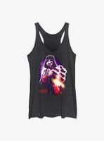 Star Wars Neon Vader Womens Tank Top