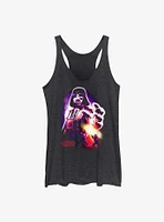 Star Wars Neon Vader Womens Tank Top