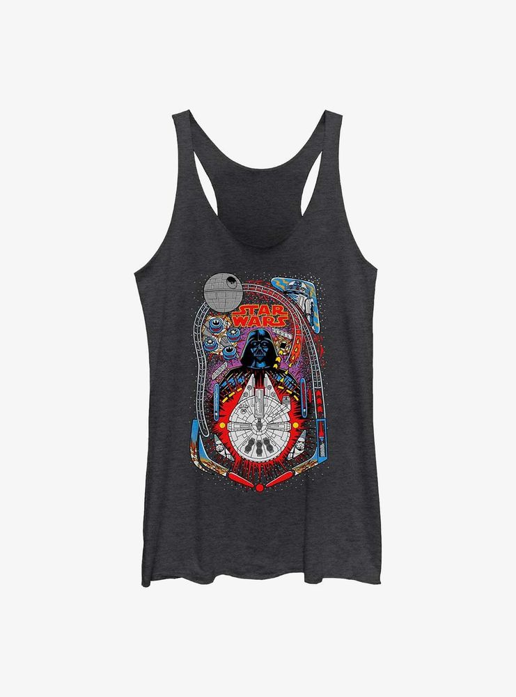 Star Wars Pinball Vader Womens Tank Top