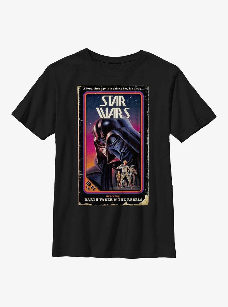 Star Wars Darth Vader & The Rebels VHS Youth T-Shirt