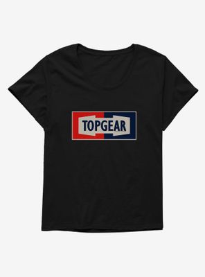 Top Gear Colorblock Logo Womens T-Shirt Plus