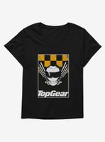 Top Gear Stig Checkerboard Womens T-Shirt Plus