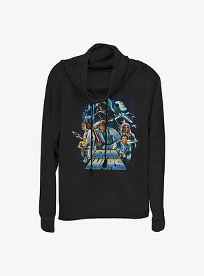 Star Wars Classic Cowl Neck Long-Sleeve Top