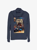 Star Wars Han Solo Comic Cowl Neck Long-Sleeve Top