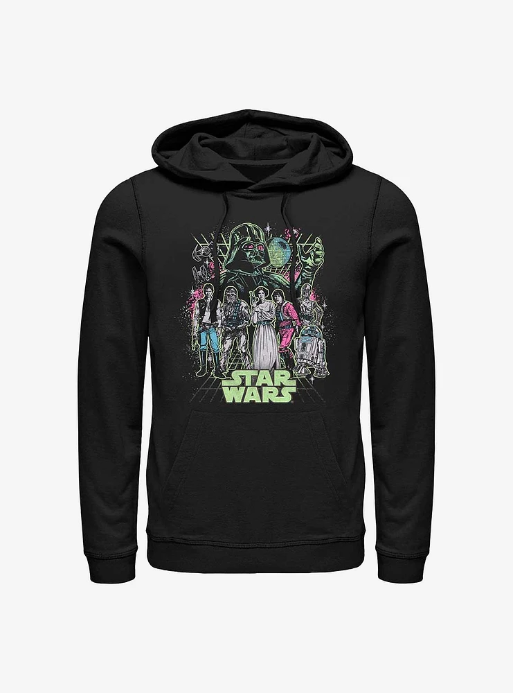 Star Wars Neon Galaxy Hoodie