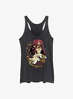 Star Wars Japanese Painting Style Luke and Leia Girls Tank