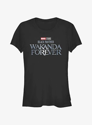 Marvel Black Panther: Wakanda Forever Logo Girls T-Shirt
