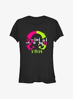 Squid Game Korean Logo Girls T-Shirt