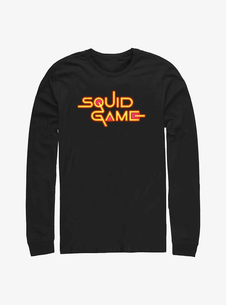 Squid Game Logo Long-Sleeve T-Shirt