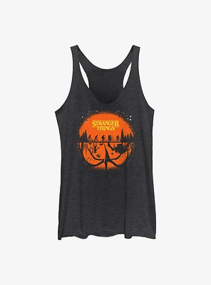 Stranger Things Night Time Ride Girls Tank Top