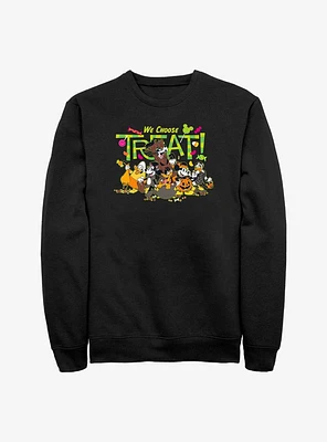 Disney Mickey Mouse We Choose Treat Sweatshirt