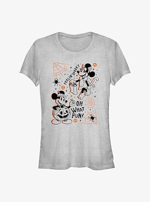 Disney Mickey Mouse Feelin' Spooky Girls T-Shirt