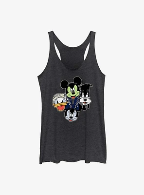Disney Mickey Mouse Halloween Heads Girls Tank Top