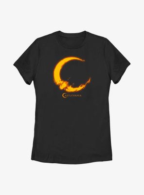 Castlevania Moon Fire Womens T-Shirt