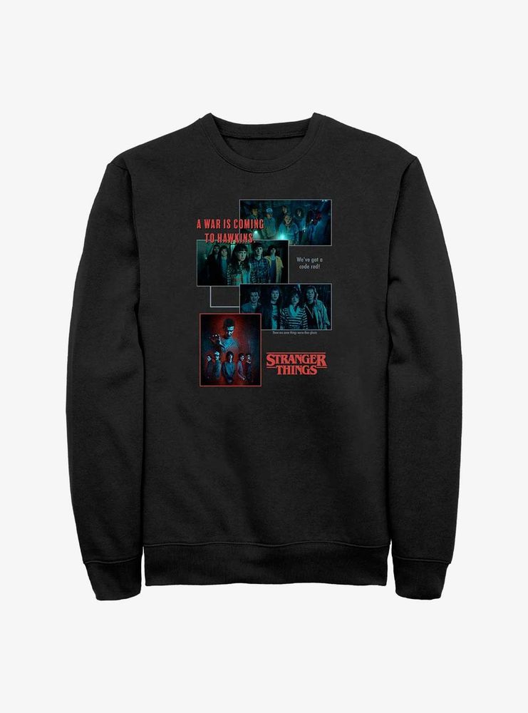 Stranger Things Streetwear Collage Sweatshirt