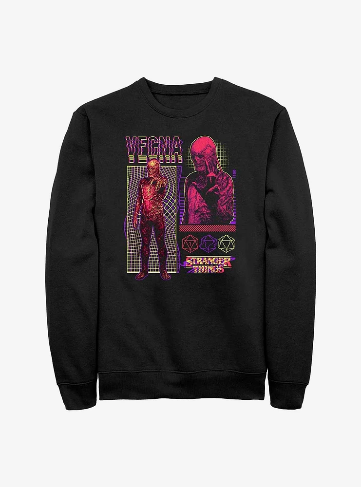 Stranger Things Vecna Streetwear Infographic Sweatshirt