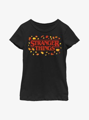 Stranger Things Fall Season Logo Youth Girls T-Shirt