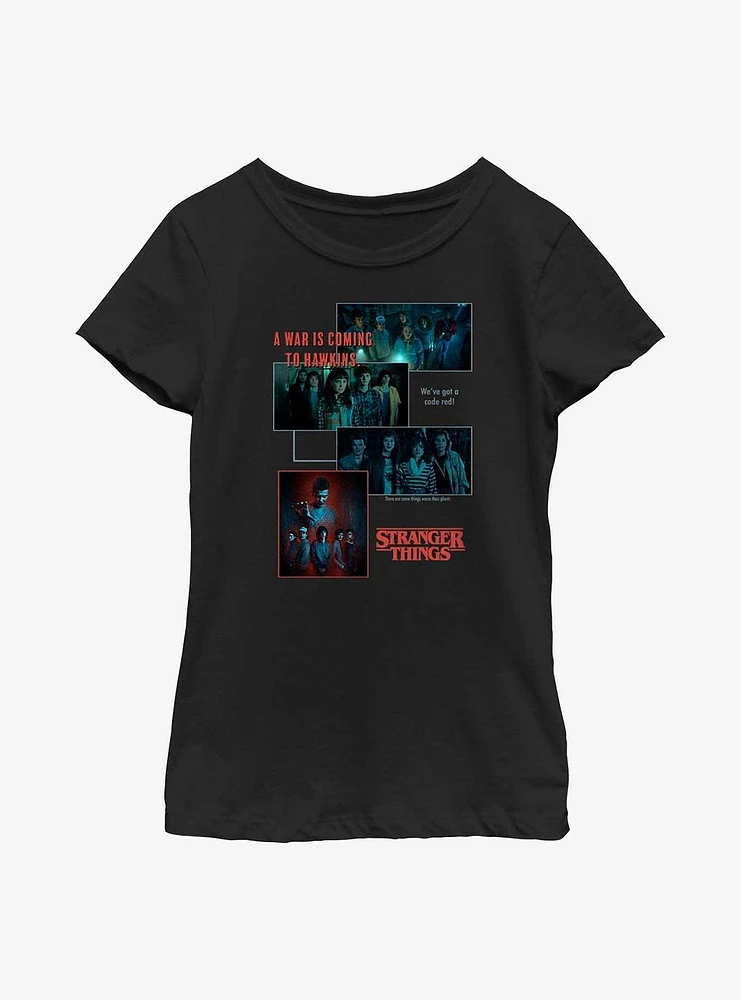 Stranger Things Streetwear Collage Youth Girls T-Shirt