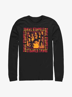 Stranger Things Eery Group Long Sleeve T-Shirt