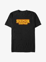 Stranger Things Pumpkin Colors Logo T-Shirt