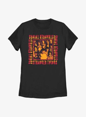 Stranger Things Eery Group Womens T-Shirt