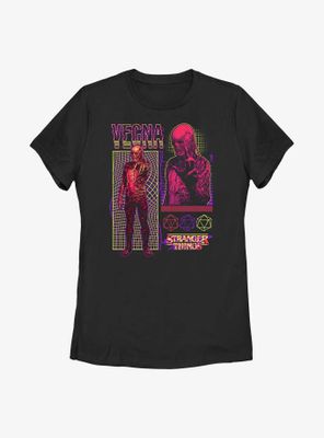 Stranger Things Vecna Streetwear Infographic Womens T-Shirt