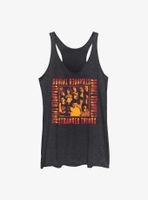 Stranger Things Eery Group Womens Tank Top