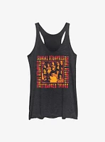 Stranger Things Eery Group Womens Tank Top