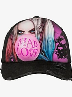 DC Comics The Suicide Squad Harley Quinn Mad Love Baseball Cap