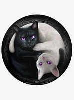 Yin Yang Cats Glass Chopping Board